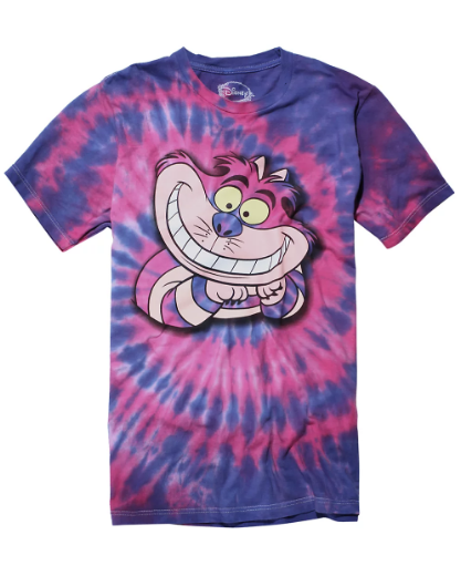 alice in wonderland tie dye shirt